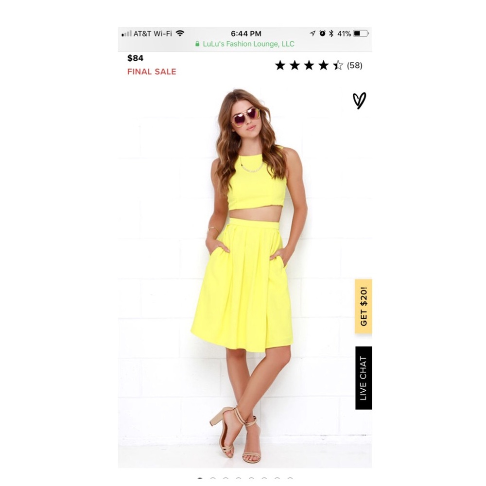 Lulu’s 2 piece.